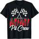 Race Car Birthday Party Racing Family Mimi Pit Crew T-Shirt - T-Shirt | Black