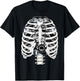 Engine Ribcage Anatomy – Biomechanical Fusion Car Mechanic T-Shirt - T-Shirt | Black