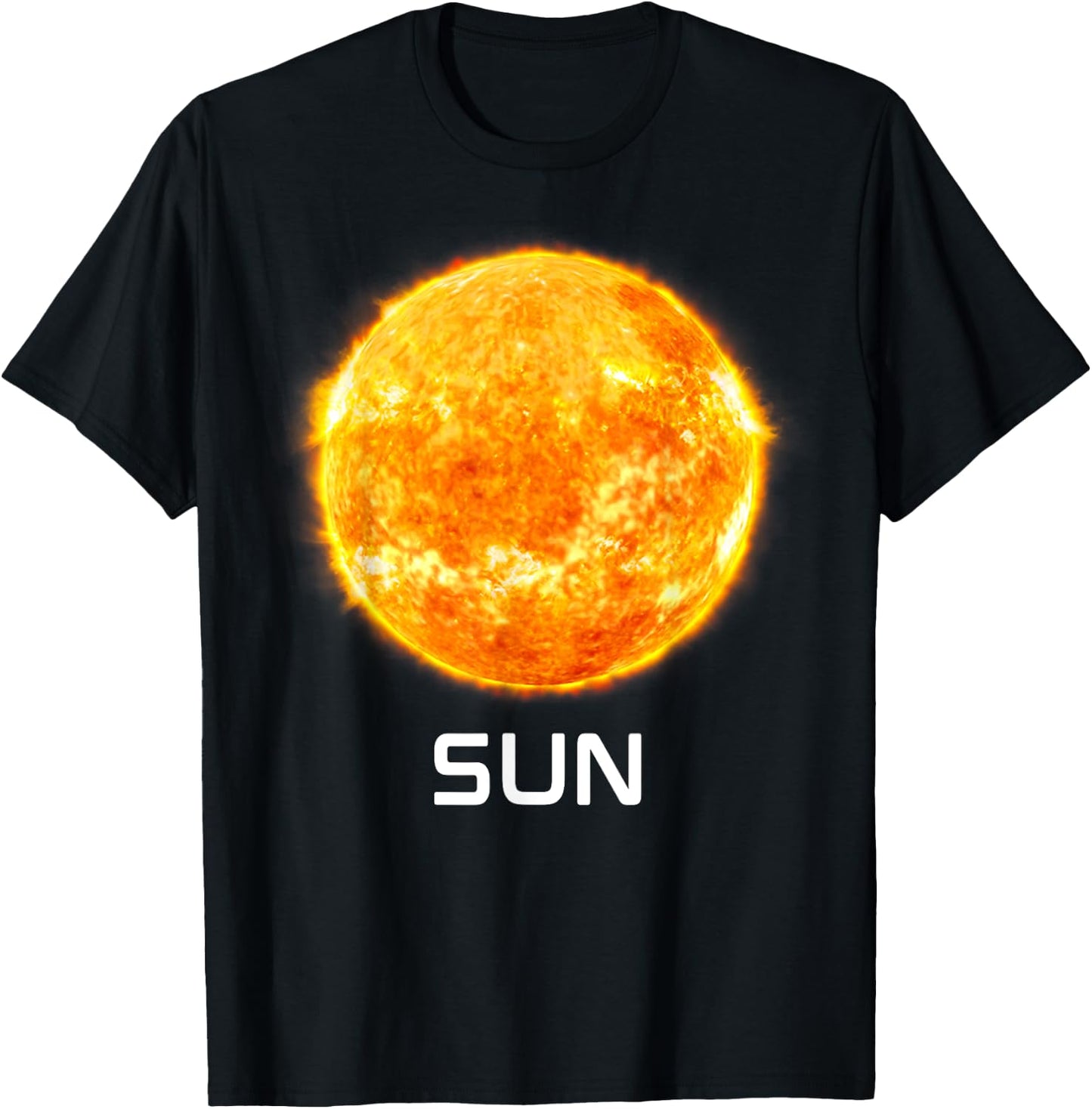 Solar System Planet Sun Outer Space T-Shirt - T-Shirt | Black