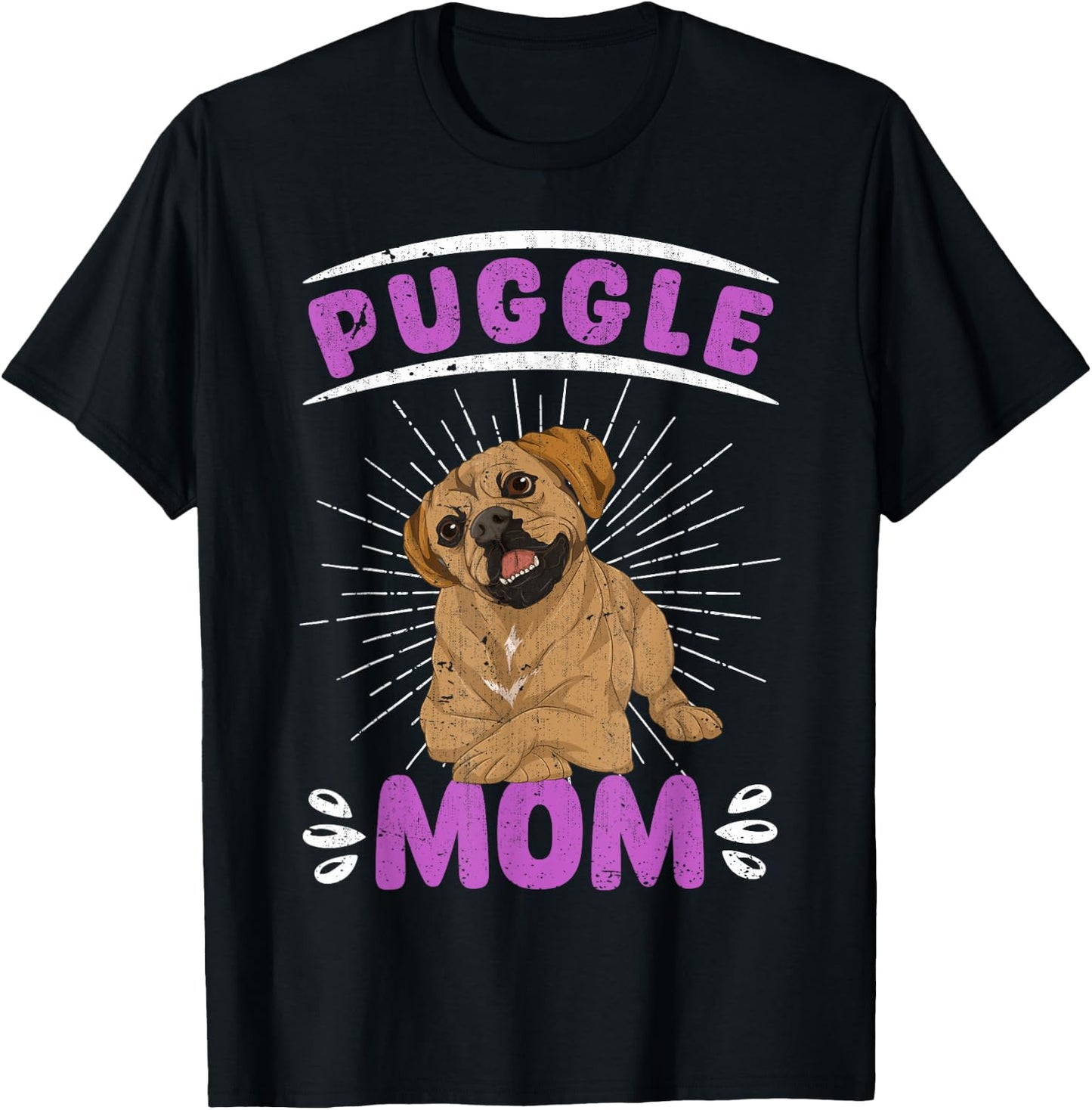 Dog Lover Puggle Mom Dog Owner Mothers Day Pet Owner Puggle T-Shirt - T-Shirt | Black