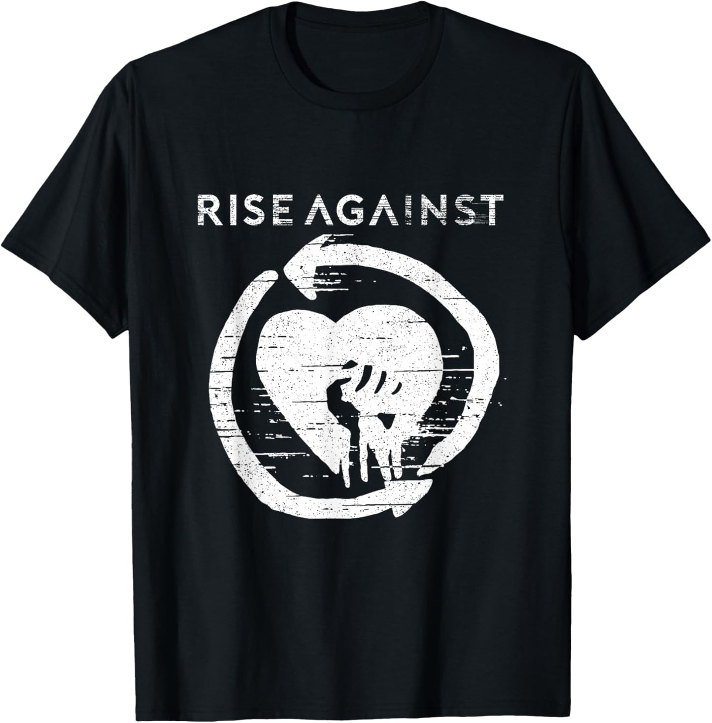 Rise Against - Official Merchandise - New Heartfist Small T-Shirt - T-Shirt | Black