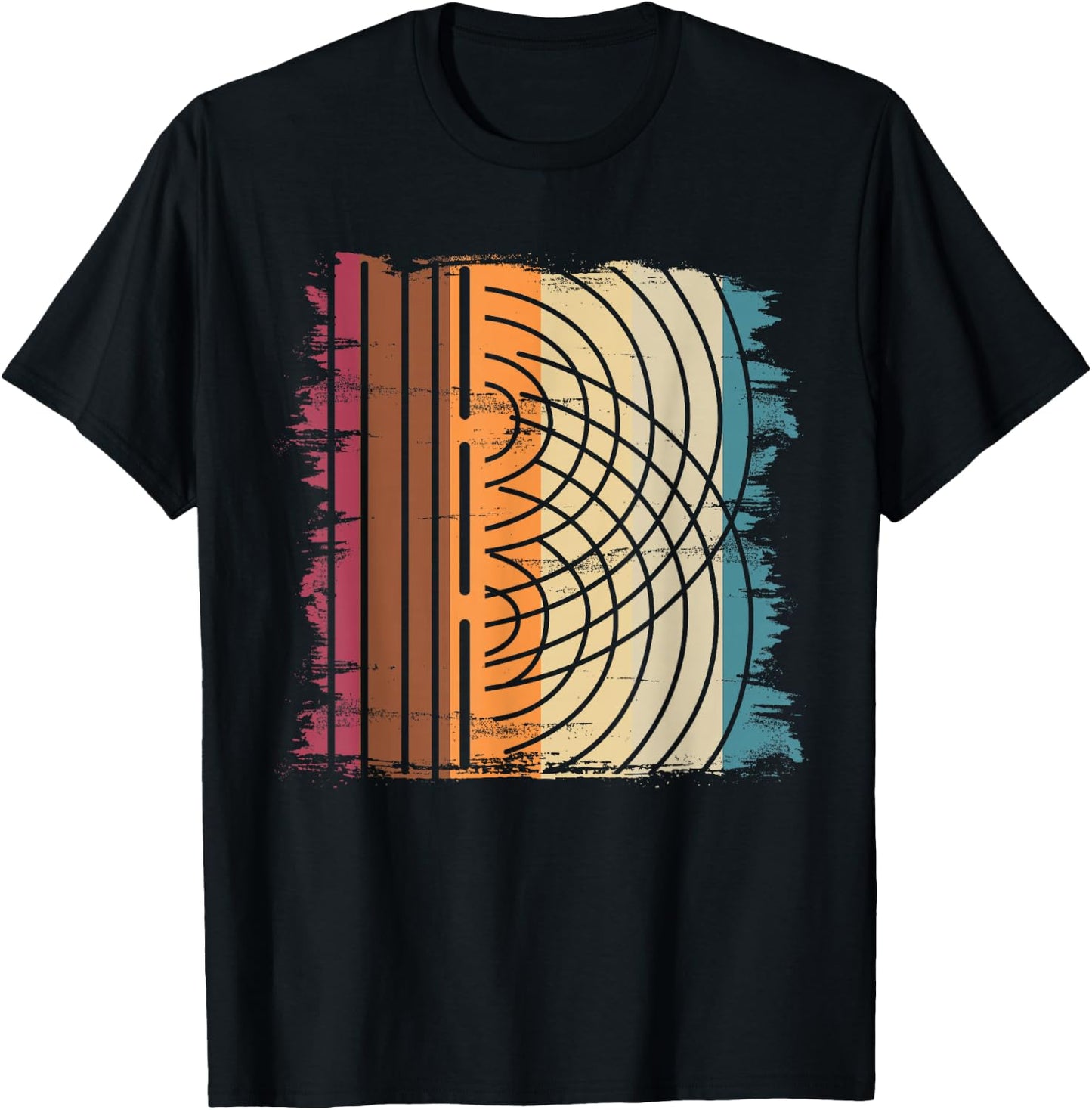 Natural Science Experiment Nerd Gift Retro Physics T-Shirt - T-Shirt | Black