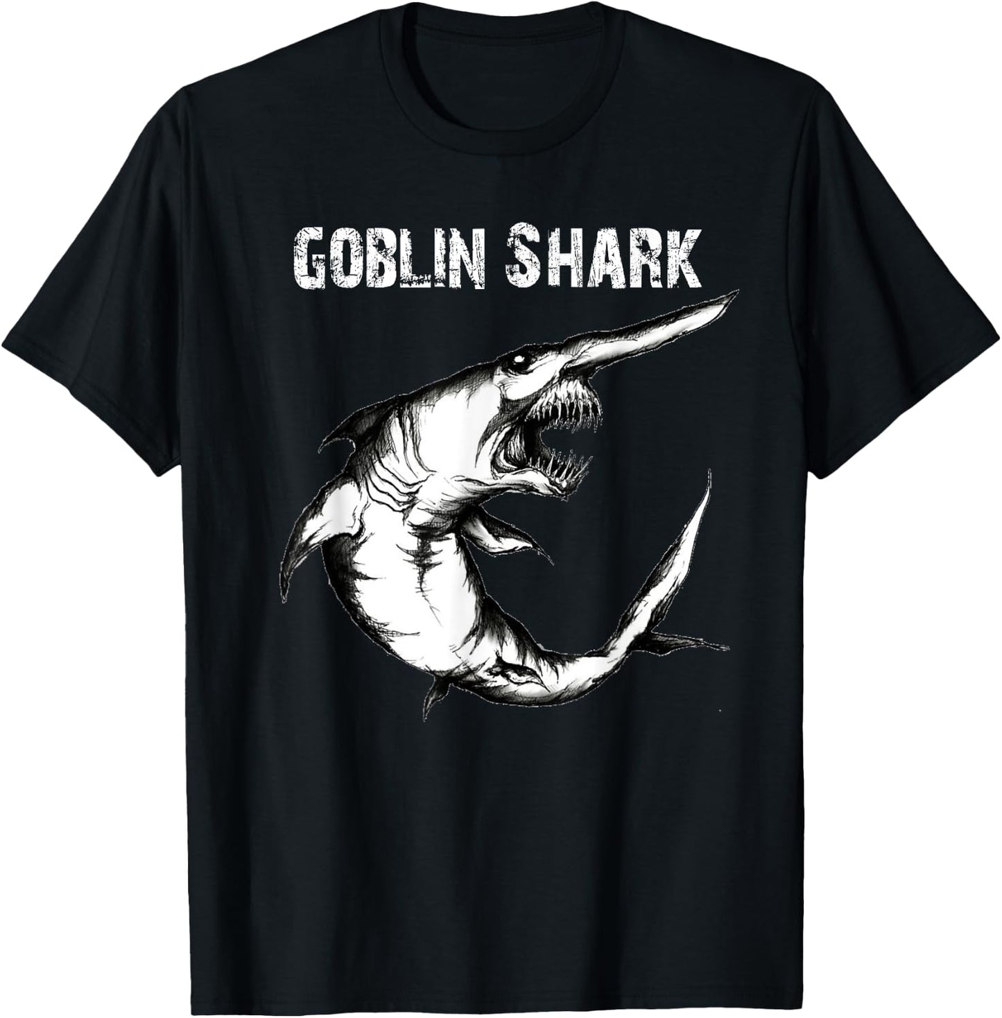 Goblin Shark Shirt - Goblin Shark Lovers Gifts T-Shirt - T-Shirt | Black