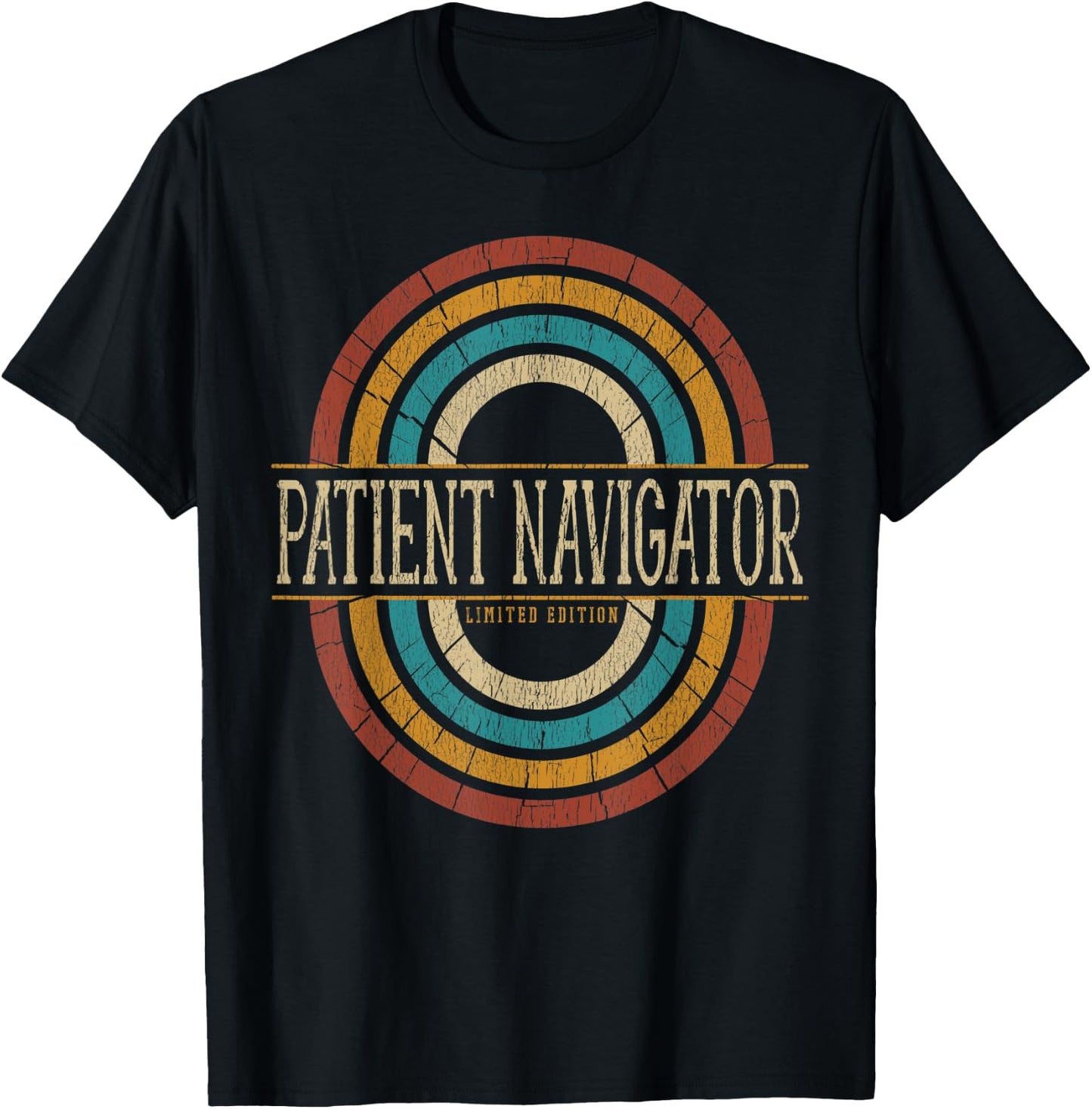 Patient Navigator Vintage Retro T-Shirt - T-Shirt | Black