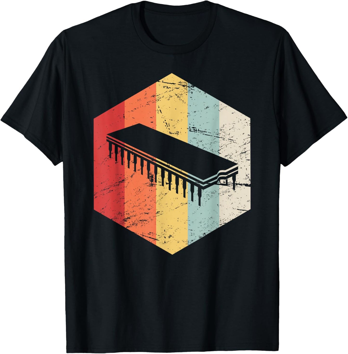 Retro Vintage Electronics Circuit T-Shirt - T-Shirt | Black