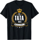 El Tata Mas Chingon, Funny Tata Abuelo Spanish Gift-Apparel T-Shirt - T-Shirt | Black