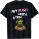 Funny Offensive Rude Novelty My Bush Needs A Trim Hairstyle T-Shirt - T-Shirt | Black