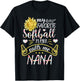 My Favorite Softball Player Calls Me Nana T-Shirt - T-Shirt | Black