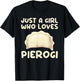Cool Pierogi Art Girls Women Kids Pierogi Polish Food Lovers T-Shirt - T-Shirt | Black