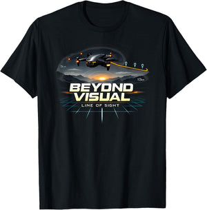 Beyond Visual Line of Sight BVLOS Elite Drone Pilot Advanced T-Shirt - T-Shirt | Black