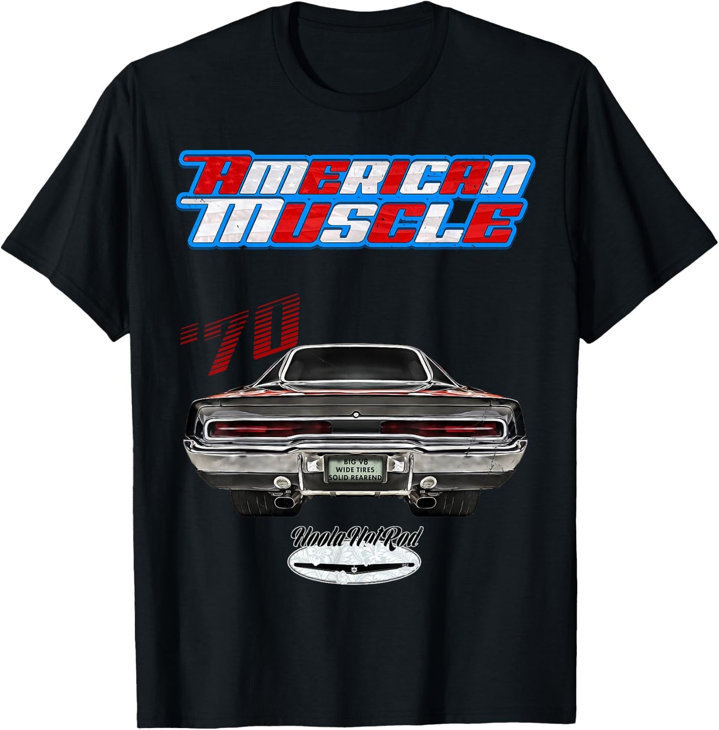 1970 Charger,Super Bee,Hot Rod,Muscle Car,Magnum,Wedge,R/T T-Shirt - T-Shirt | Black