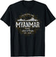 Vintage Myanmar Retro T-Shirt - T-Shirt | Black