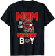 Mom Of The Birthday Boy Shirt - Dirt Bike Bday Party T-Shirt - T-Shirt | Black