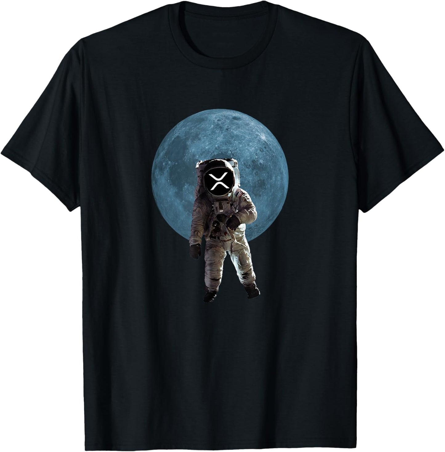 XRP Merchandise Cryptocurrency Gift Blockchain Crypto T-Shirt - T-Shirt | Black