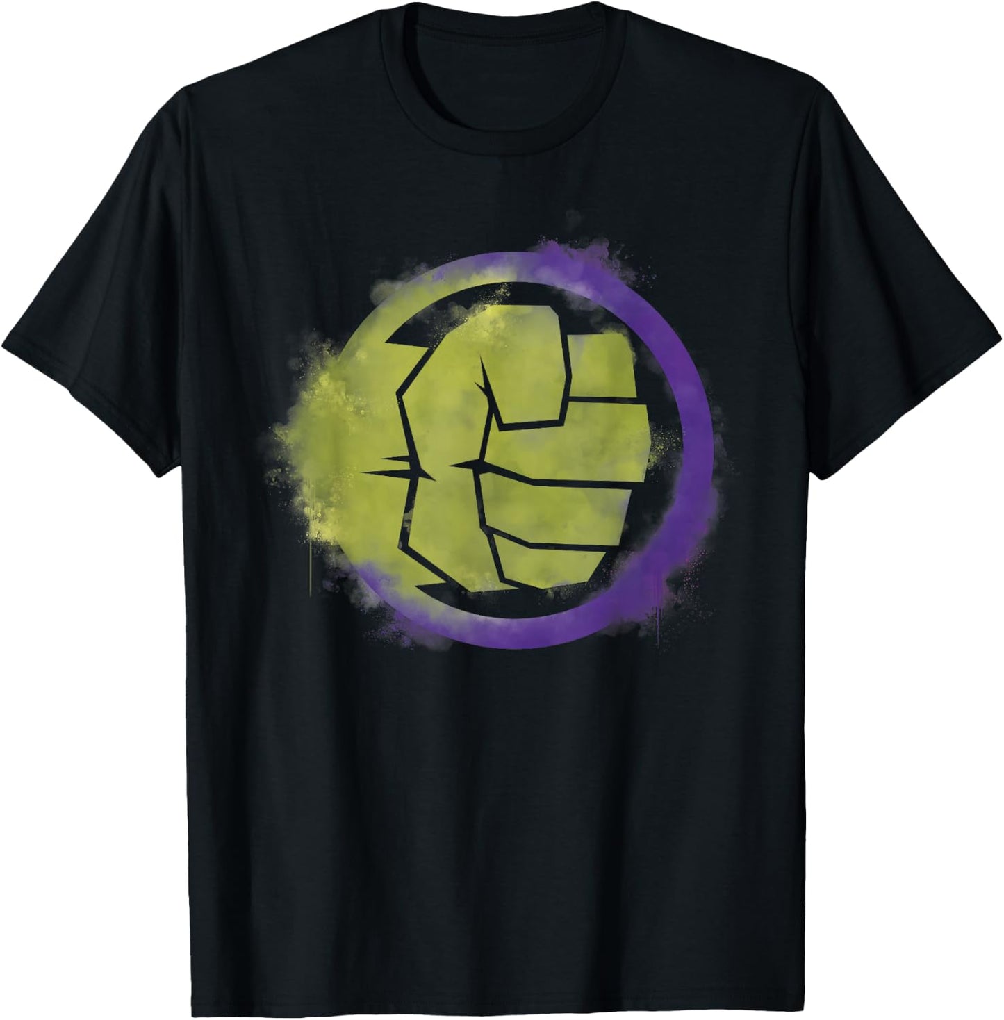 Marvel Avengers Endgame Hulk Spray Paint Logo T-Shirt - T-Shirt | Black