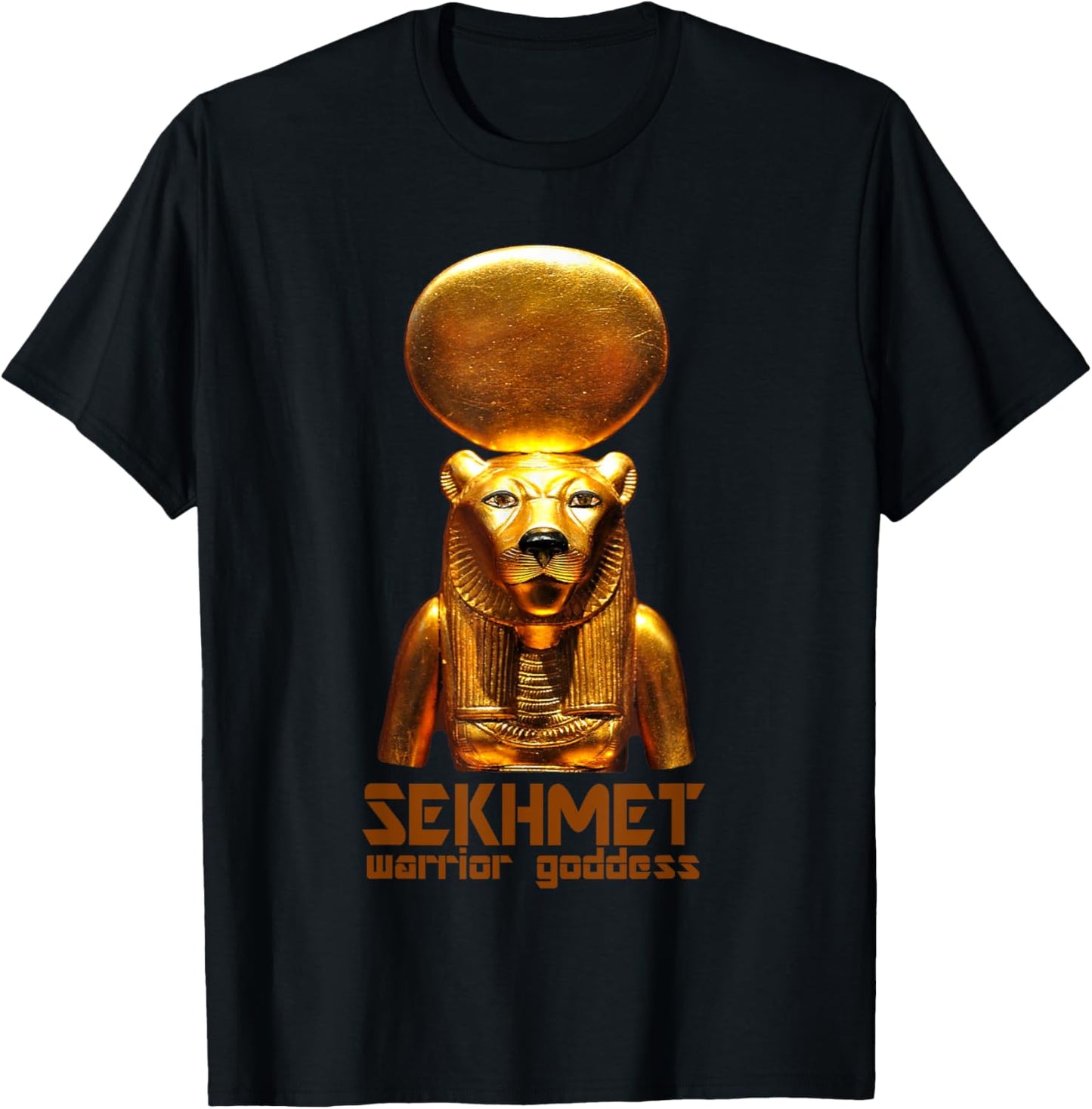 Sekhmet A Worrior Goddess From Ancient Pharaonic Egypt T-Shirt - T-Shirt | Black