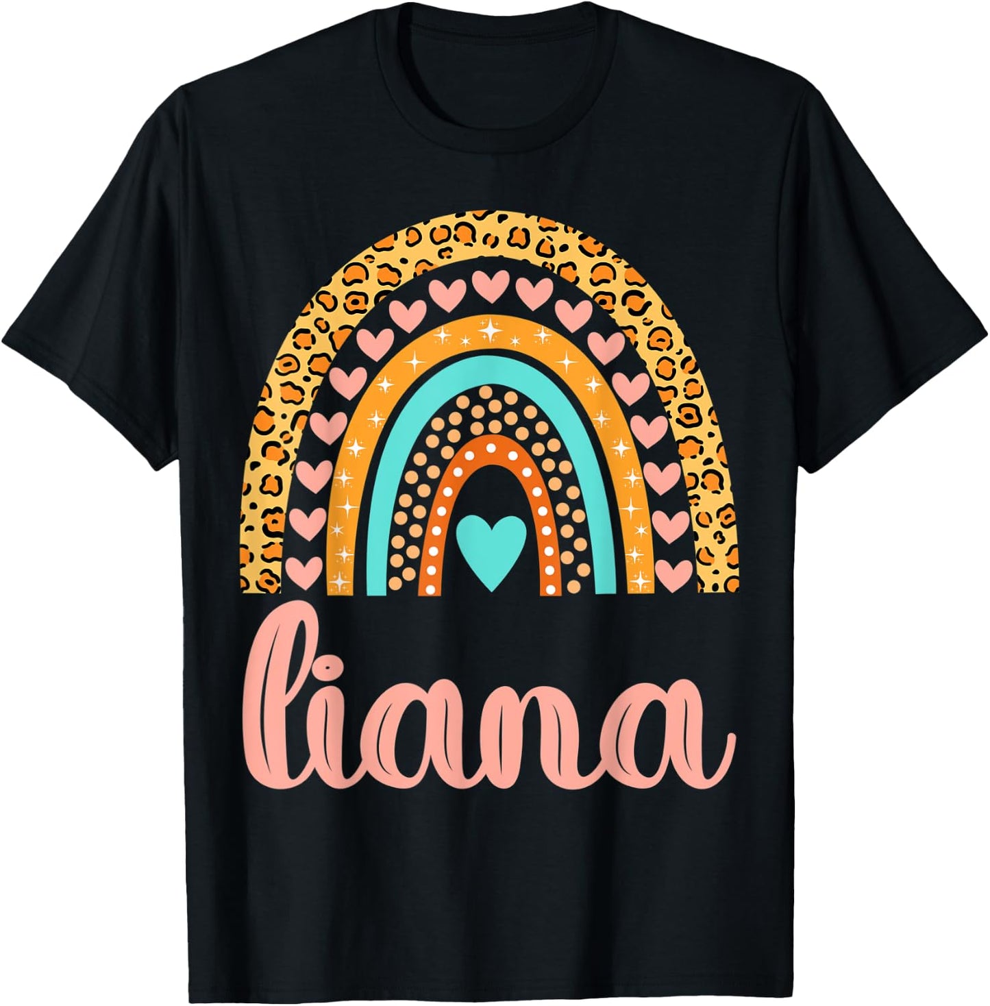 Liana Liana Name Birthday Shirt Gift T-Shirt - T-Shirt | Black