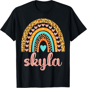 Skyla Skyla Name Birthday Shirt Gift T-Shirt - T-Shirt | Black