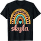 Skyla Skyla Name Birthday Shirt Gift T-Shirt - T-Shirt | Black