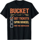 Bucket List Get Tickets Spin Wheel Win The Showcase Checkbox T-Shirt - T-Shirt | Black