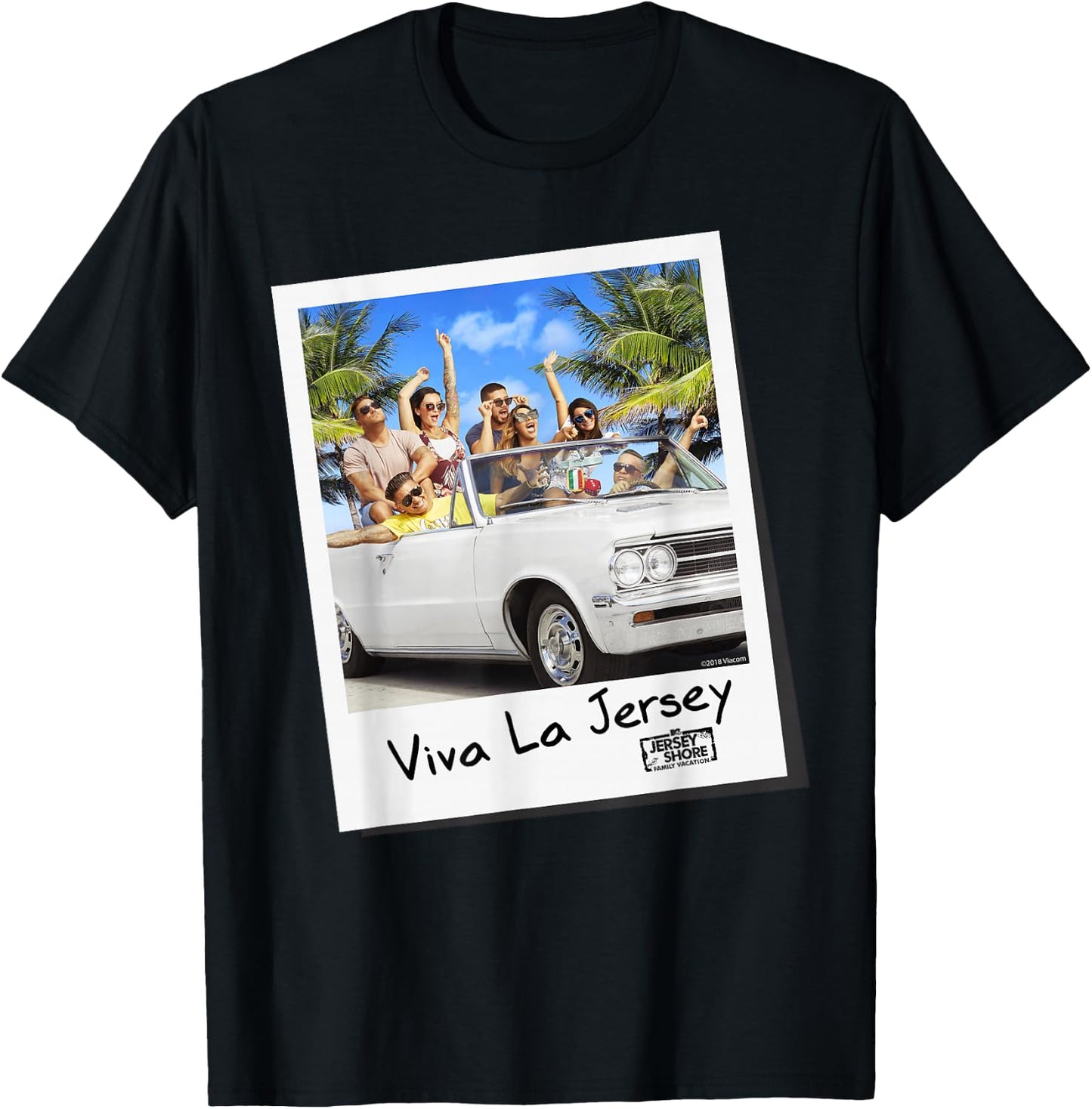 MTV - Jersey Shore Viva La Jersey T-Shirt - T-Shirt | Black