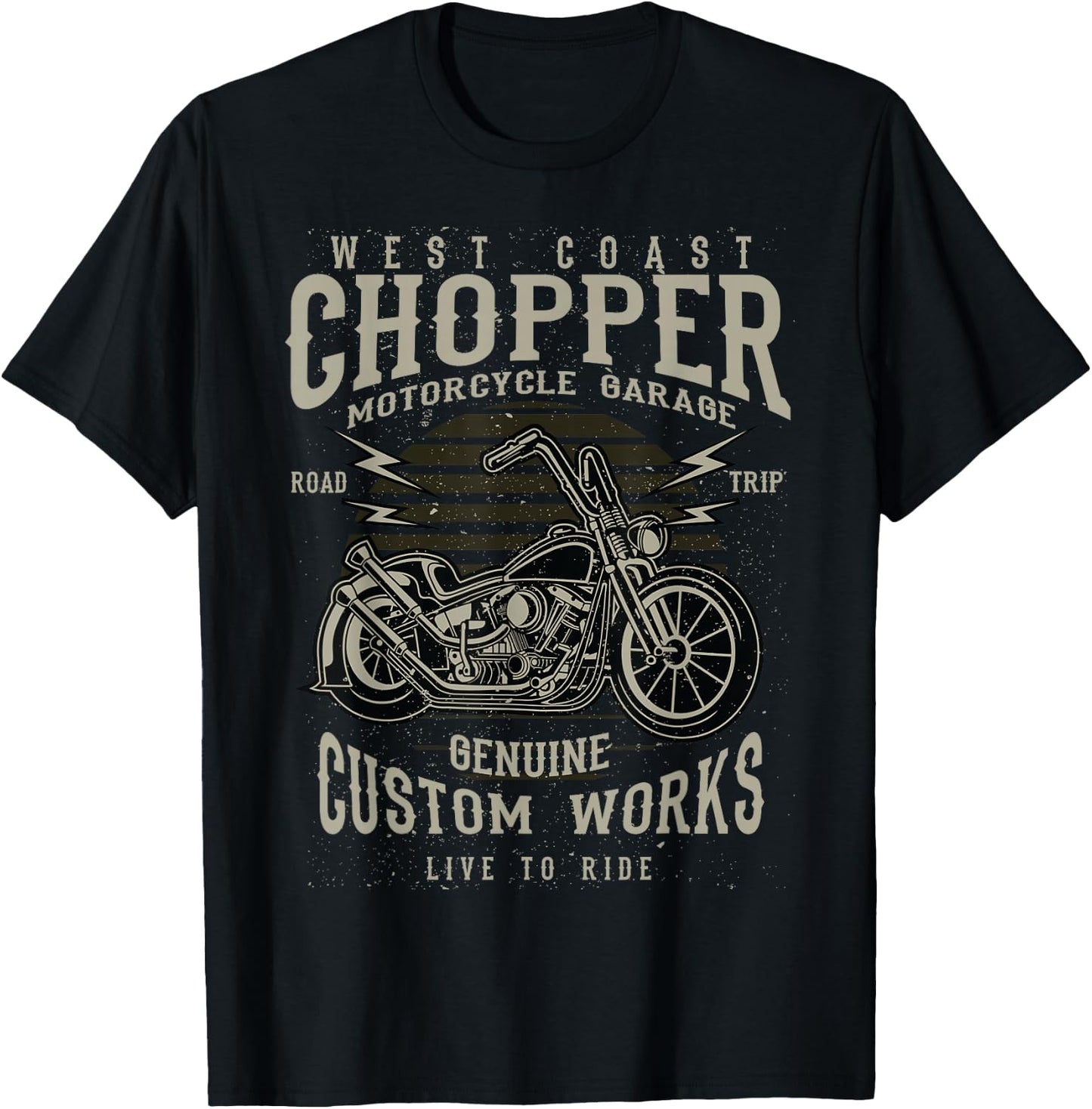 West Coast Chopper Motorcycle Garage T-Shirt - T-Shirt | Black