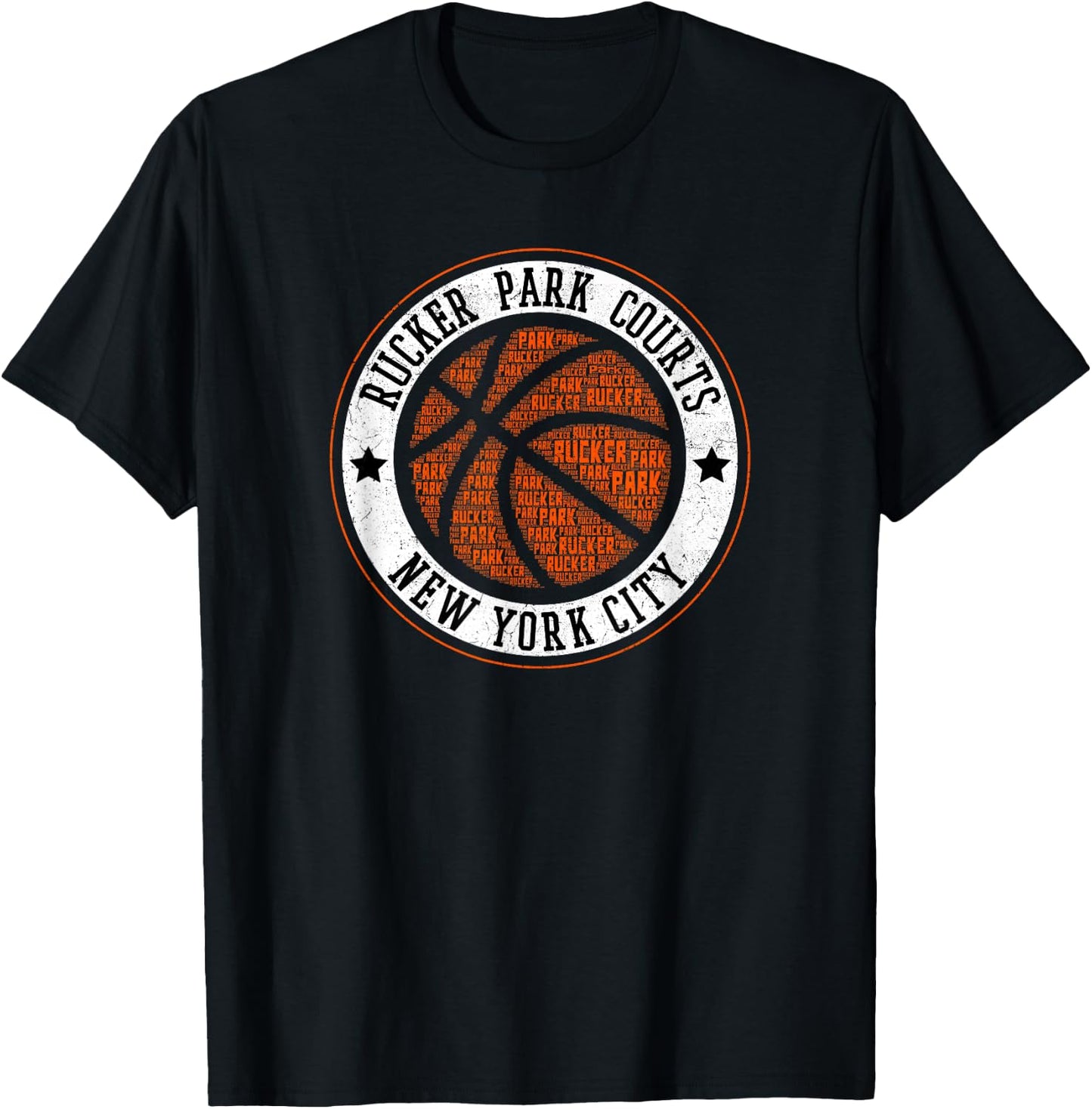 Rucker Park Typo Logo T-Shirt - T-Shirt | Black