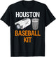 Houston Baseball Camera and Trash Can Gag T-Shirt - T-Shirt | Black