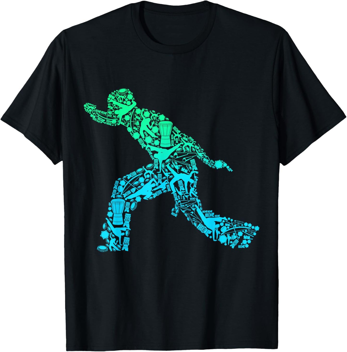 Capoeira Ginga Boys Children Men T-Shirt - T-Shirt | Black