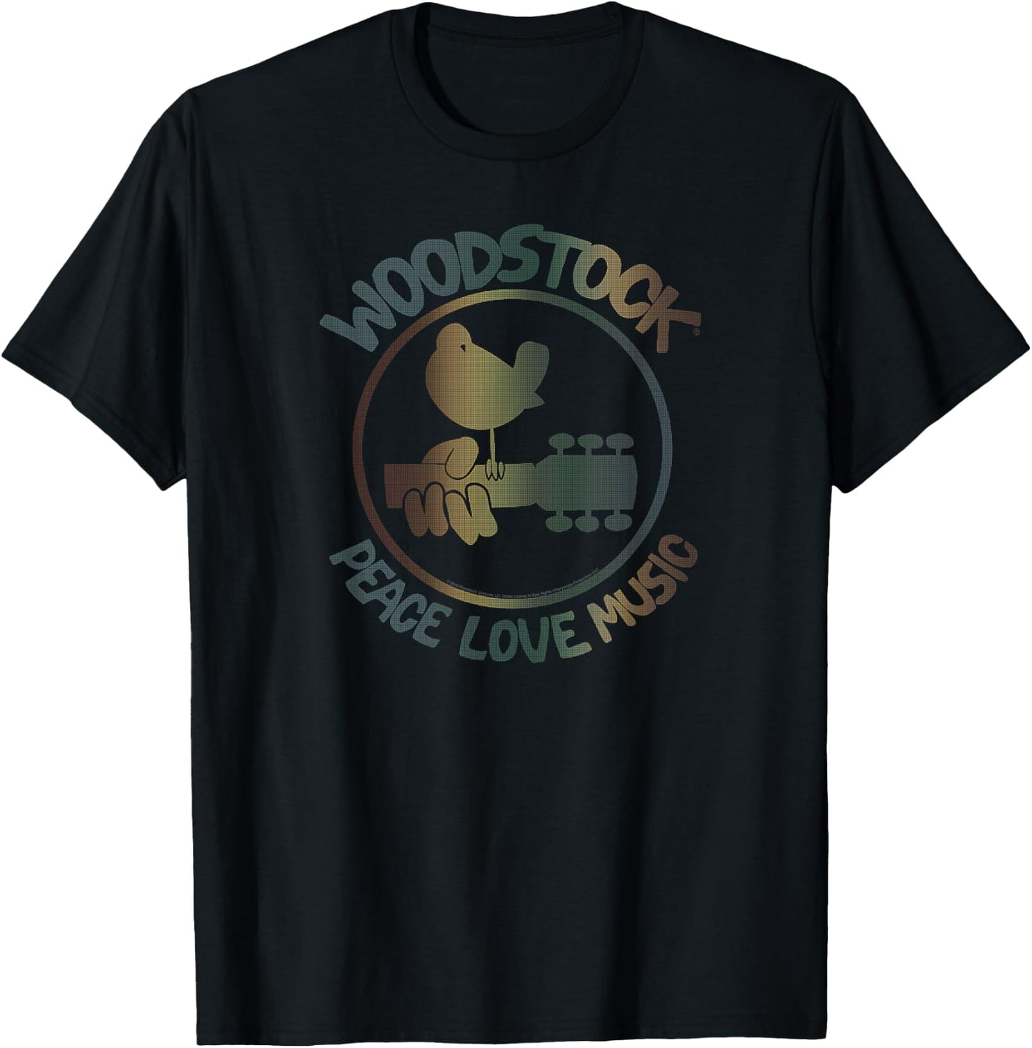 Woodstock - Technicolor Birdie T-Shirt - T-Shirt | Black
