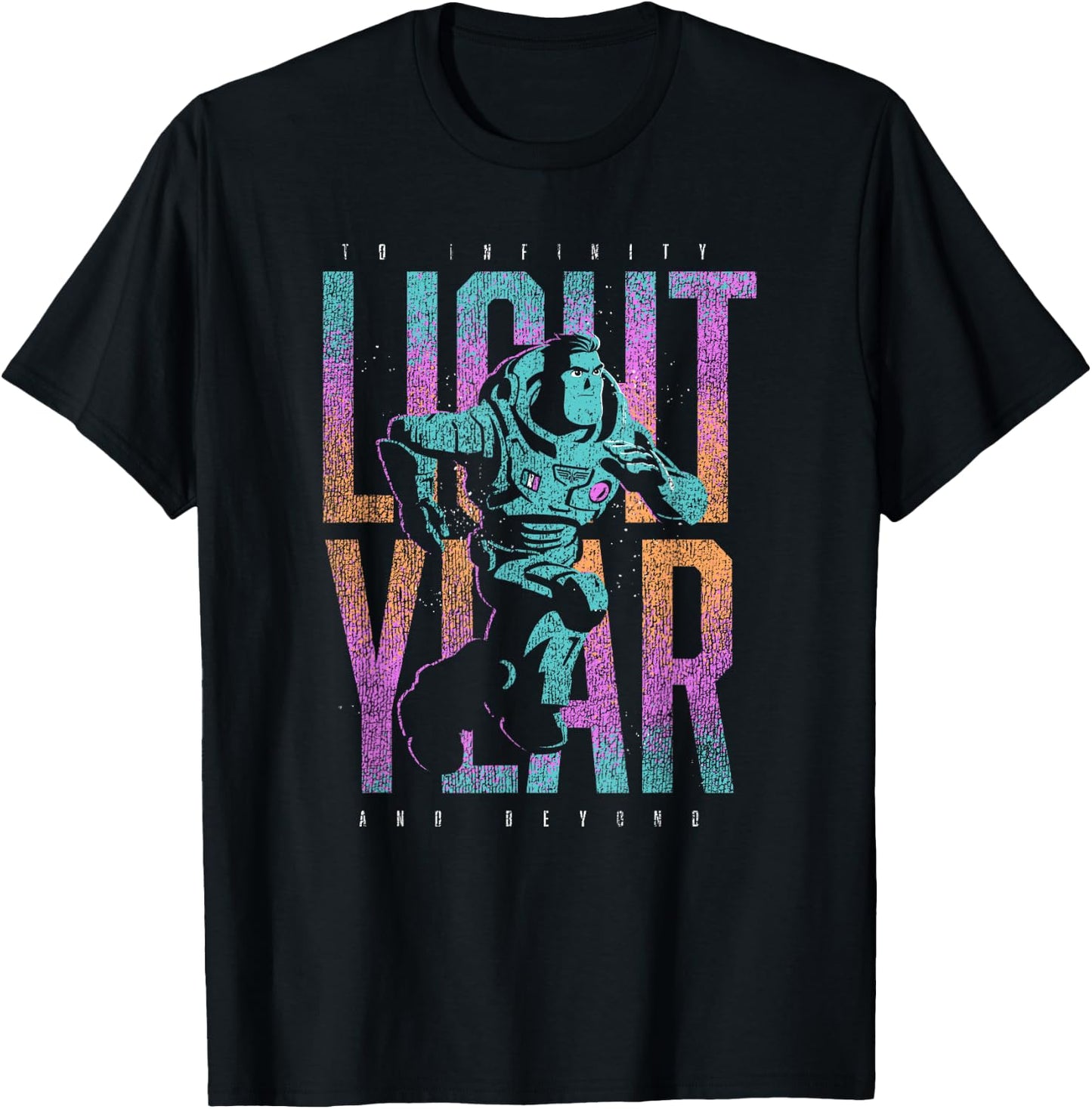 Disney Pixar Lightyear Buzz Lightyear to Infinity and Beyond Small T-Shirt - T-Shirt | Black