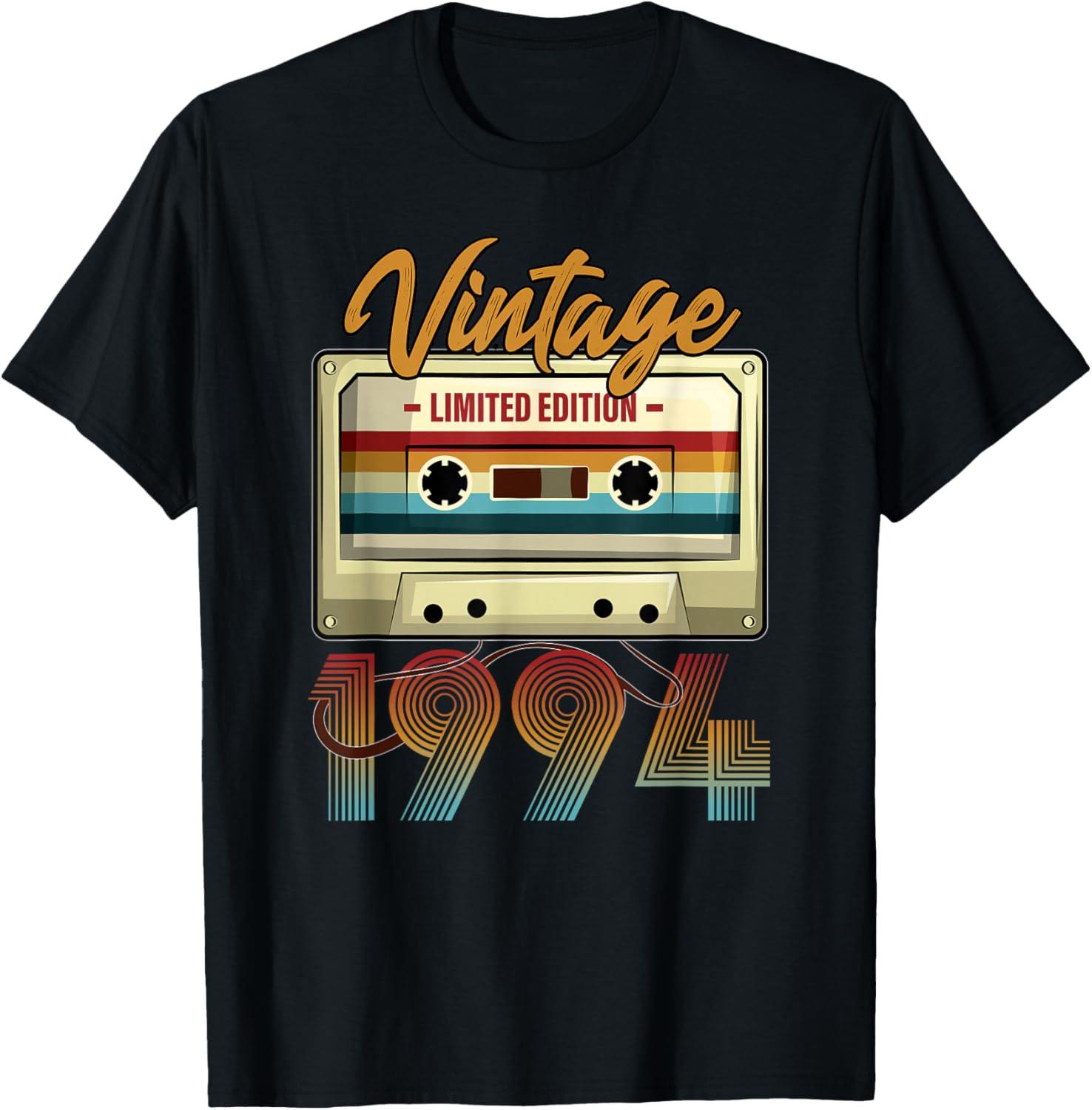 Vintage 1994 31st Birthday Cassette Tape Women B-day T-Shirt - T-Shirt | Black