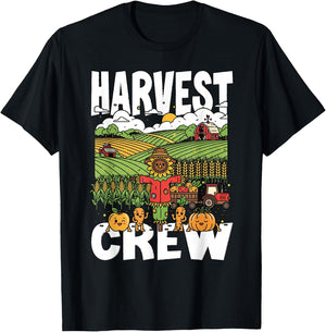 Harvest Crew Farming Farmer harvesting The Crop Every Year T-Shirt - T-Shirt | Black