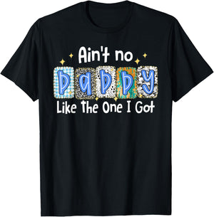 Ain't No Daddy Like The One I Got Kids Camo Father's Day T-Shirt - T-Shirt | Black