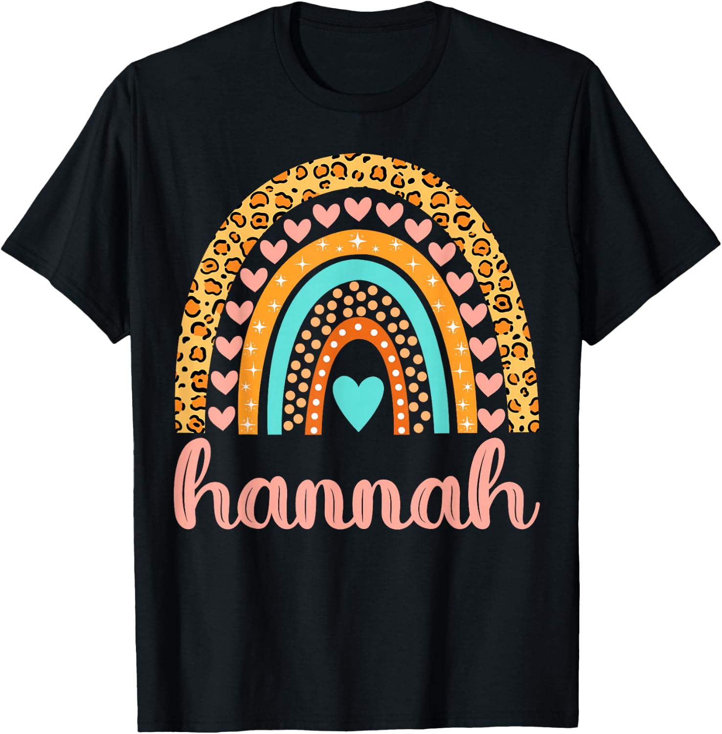 Hannah Hannah Name Birthday Shirt Gift T-Shirt - T-Shirt | Black