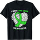 I Wear Lime Green For My Sister Lymphoma Cancer Awareness T-Shirt - T-Shirt | Black