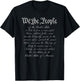 WE The People - Preamble to The US Constitution - Patriotic T-Shirt - T-Shirt | Black