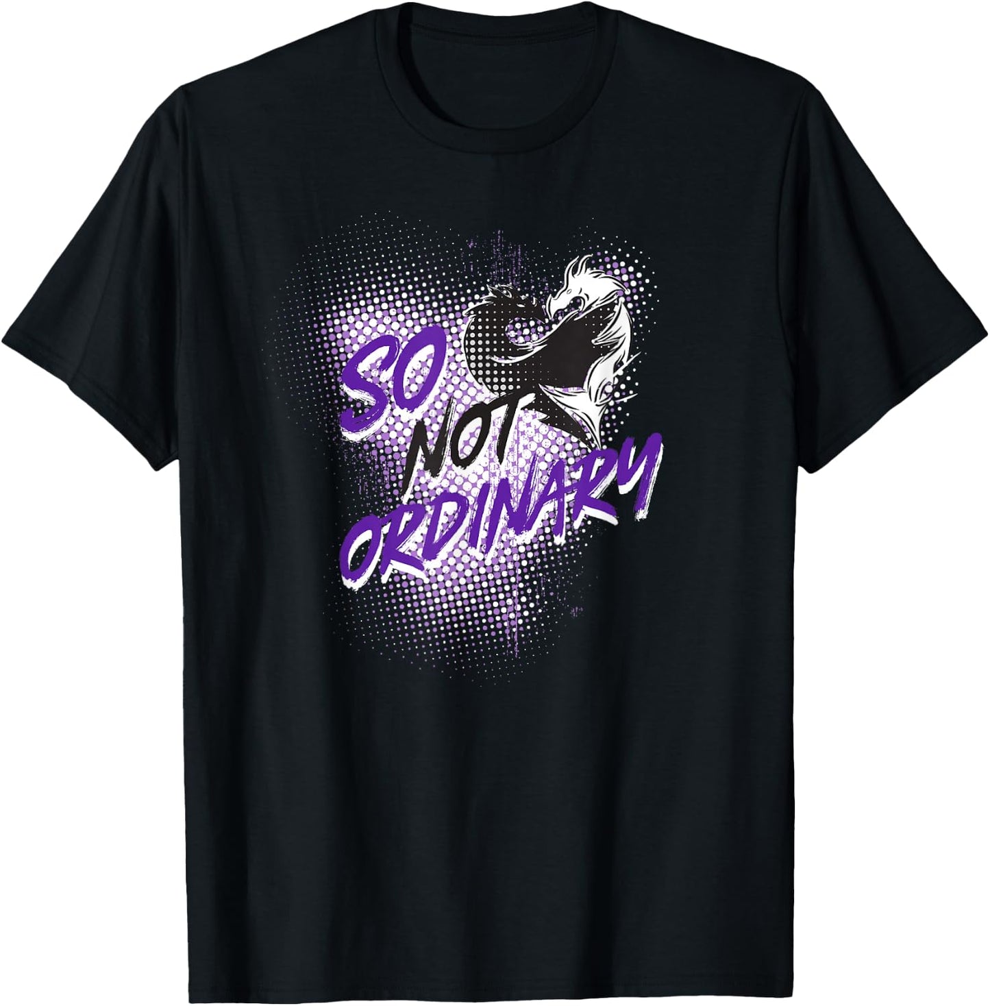 Disney Descendants 3 Times Heart Dragons So Not Ordinary T-Shirt - T-Shirt | Black