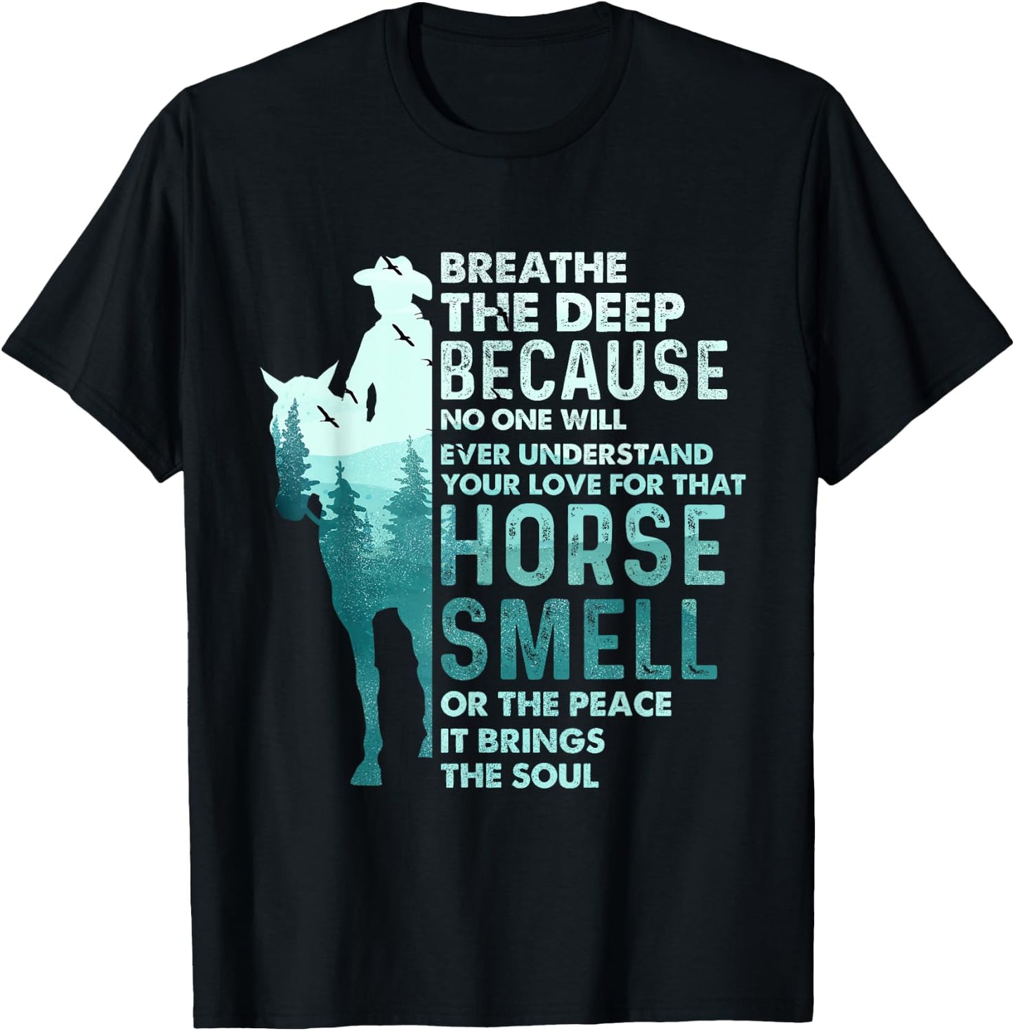 Love For That Horse Smell - Equestrian Horseback Riding T-Shirt - T-Shirt | Black