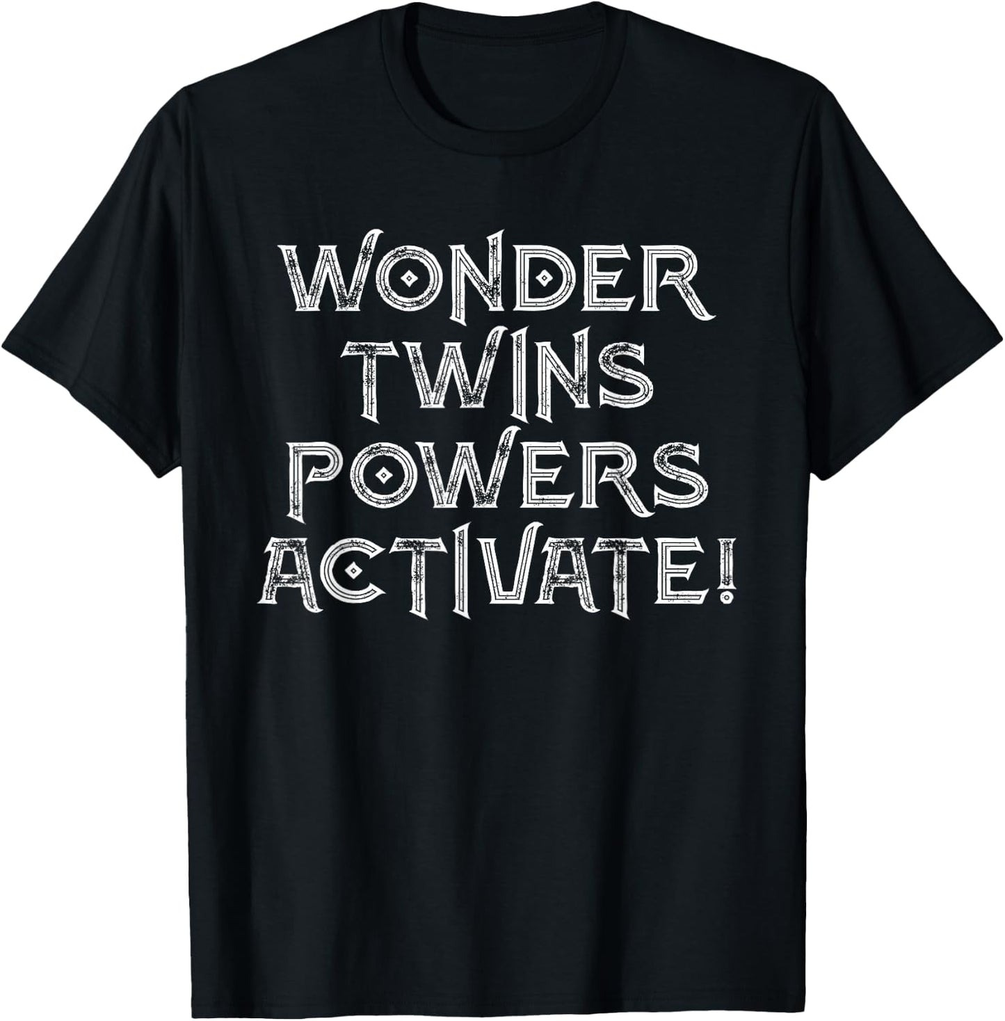 Wonder Twins Powers Activate T-Shirt - T-Shirt | Black