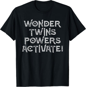 Wonder Twins Powers Activate T-Shirt - T-Shirt | Black