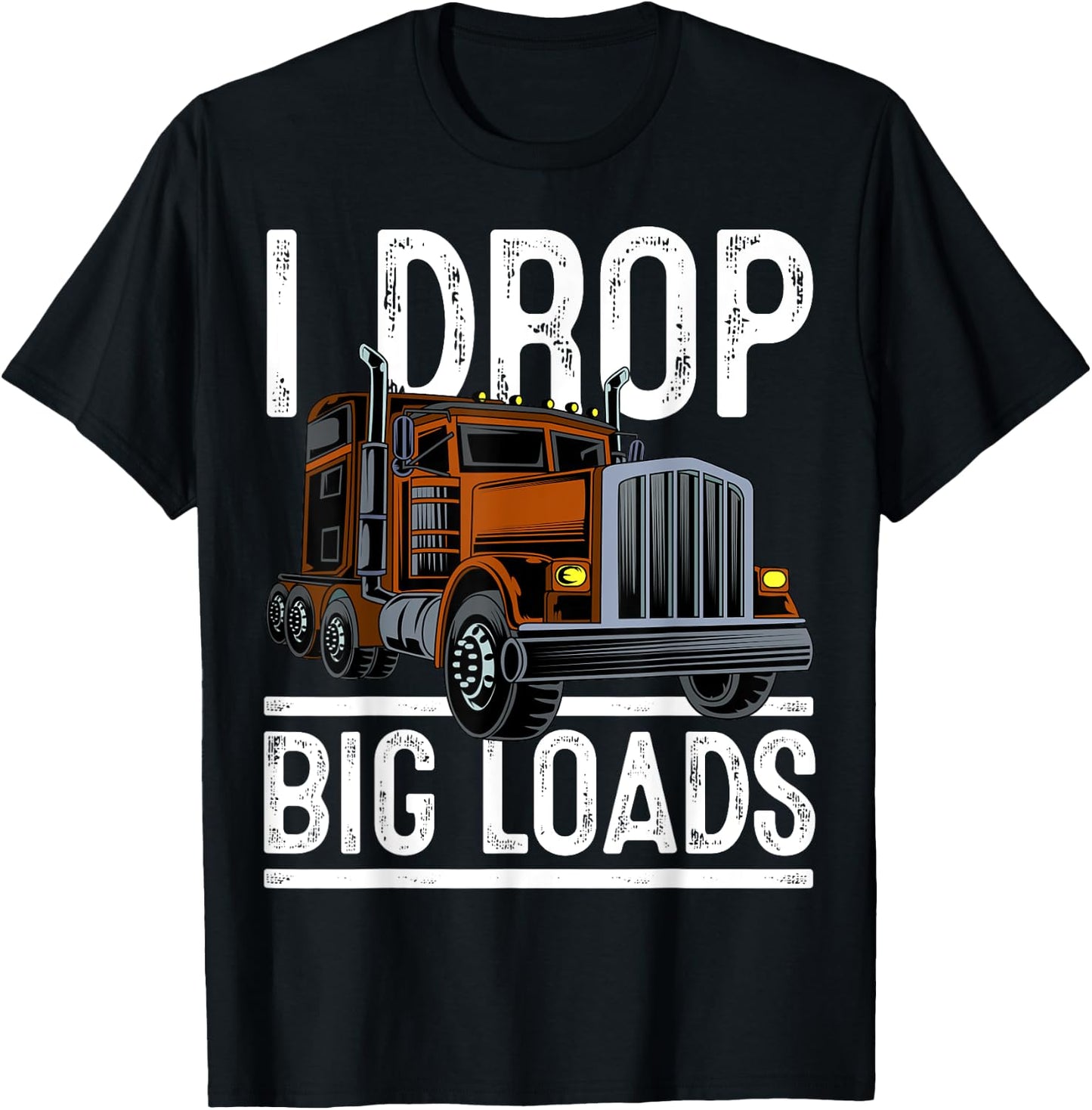Truck Trucker T-Shirt - T-Shirt | Black