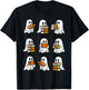 Ghost Reading Book Halloween Librarian Teacher Book Lover T-Shirt - T-Shirt | Black