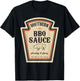 Halloween Matching Costume Southern BBQ Sauce Bottle Label T-Shirt - T-Shirt | Black