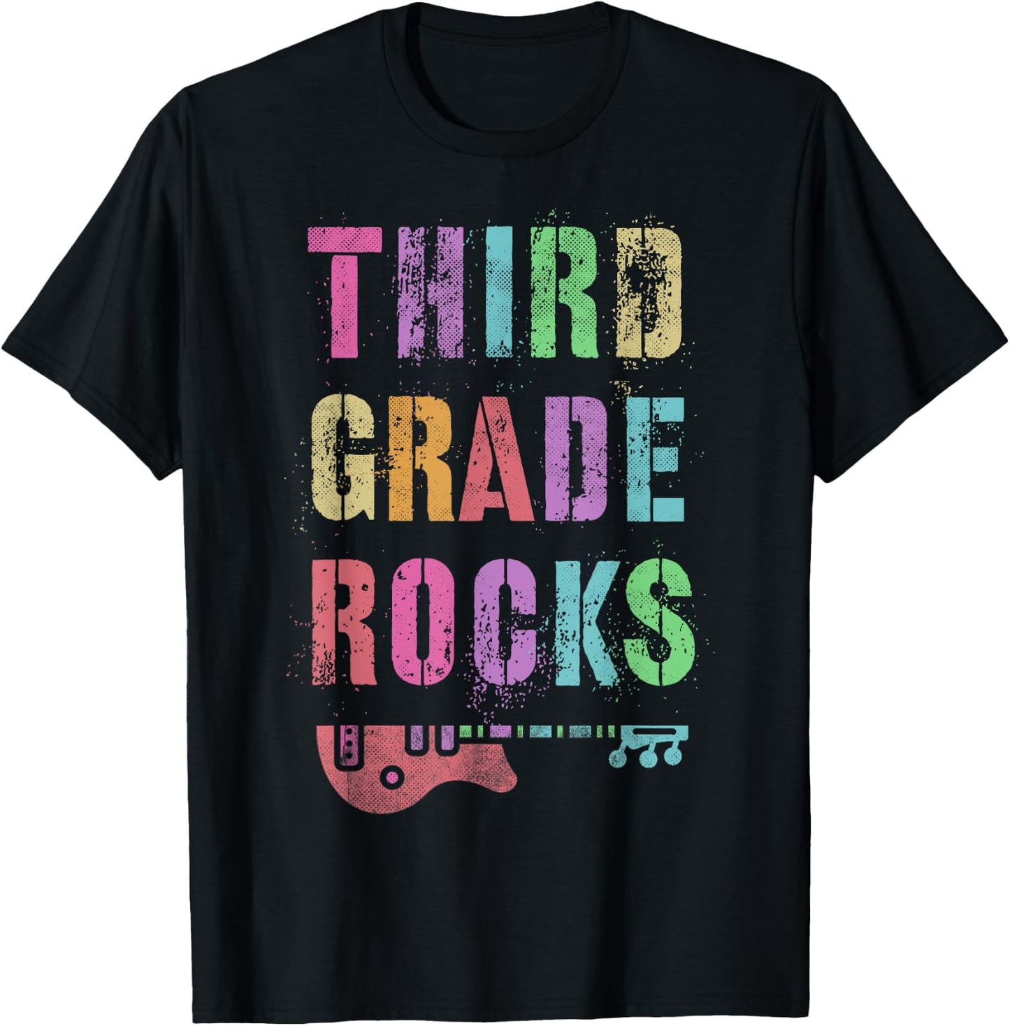 3rd GRADE ROCKS Teacher Rockstar Team THIRD Grader Is My Jam Men Women Kids T-Shirt - T-Shirt | Black