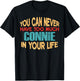 Funny Connie Personalised First Name Joke Item T-Shirt - T-Shirt | Black