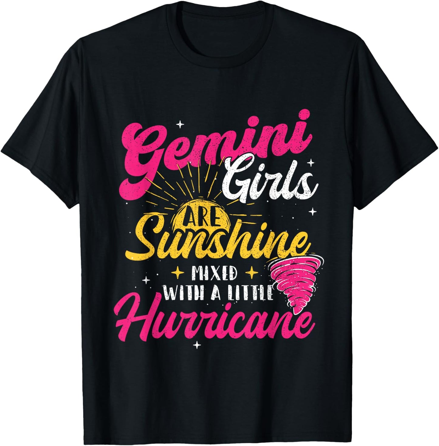 Gemini Girls - Zodiac Sign Horoscope Astrology Lover T-Shirt - T-Shirt | Black