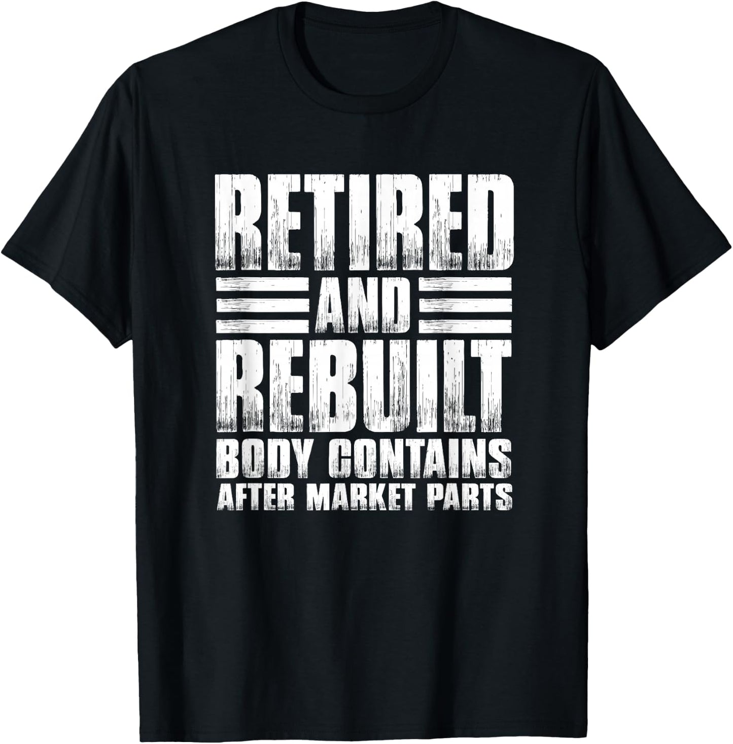 Bionic Aftermarket Parts Design - Knee and Hip Replacement Small T-Shirt - T-Shirt | Black