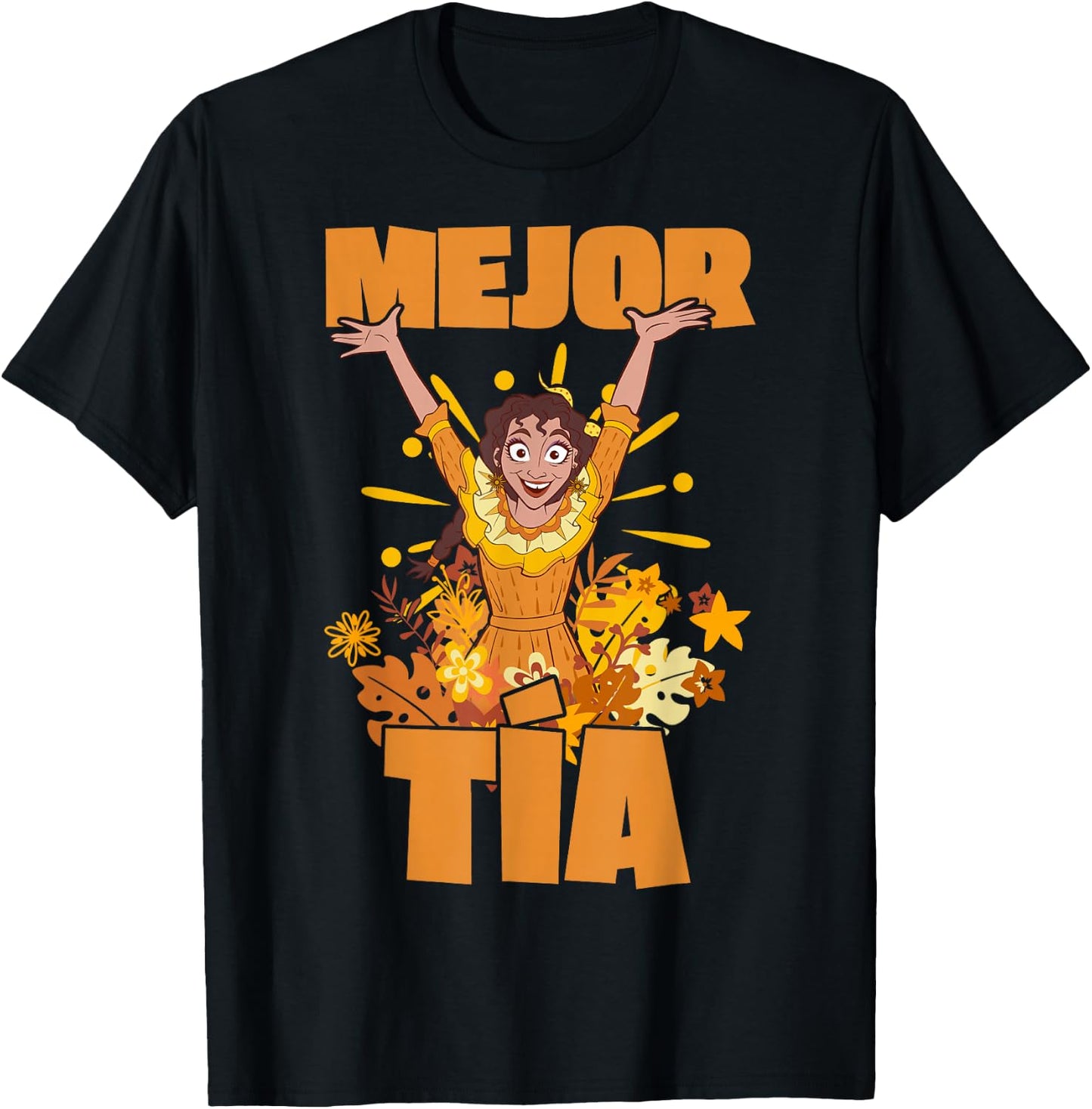 Disney Encanto Pepa Madrigal Mejor Tia Best Aunt T-Shirt - T-Shirt | Black