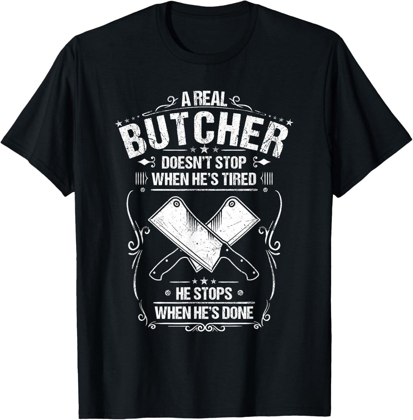 Butchery When He's Done Butcher T-Shirt - T-Shirt | Black